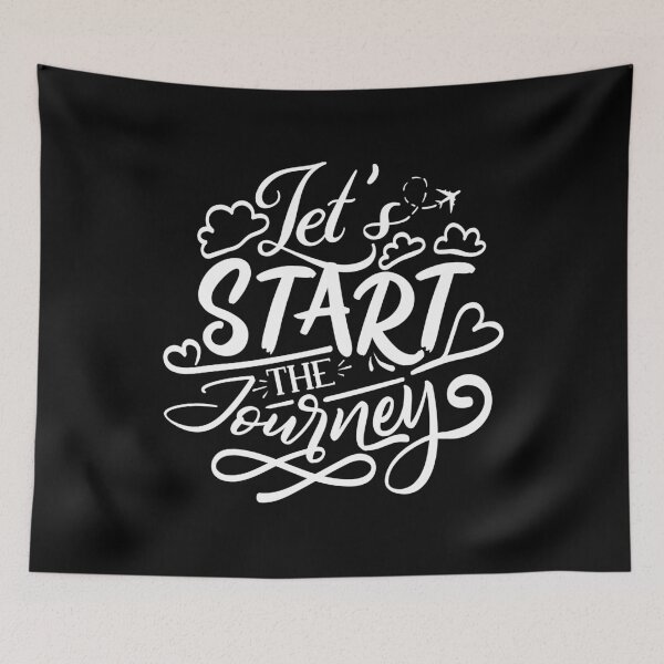 Item preview, lets start the journey - trip and travel  designed and sold by ildafdhome.