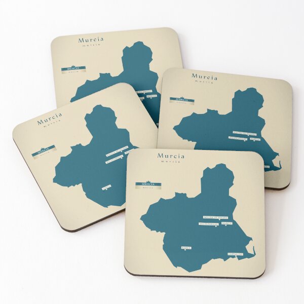 Item preview, Modern Map - Murcia region map Spain ES designed and sold by Ingo Menhard.