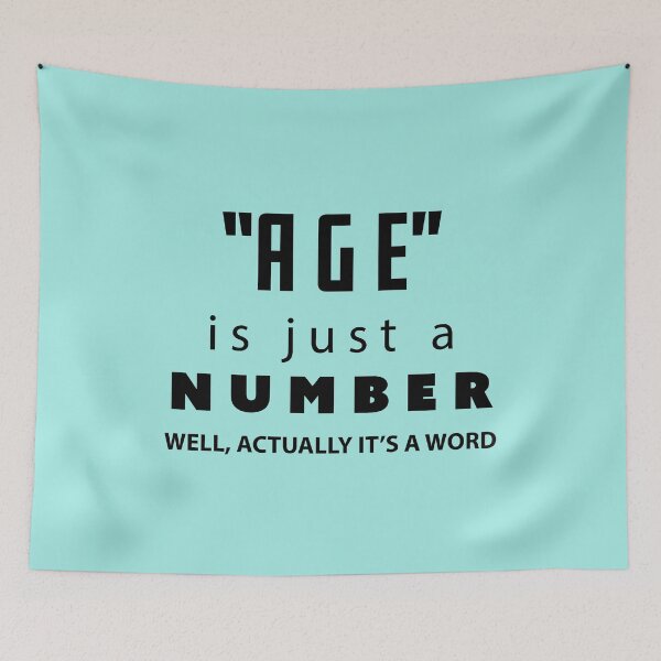 Item preview, Age is just a number, Funny Birthday Gift | designed and sold by Boom-llqb.