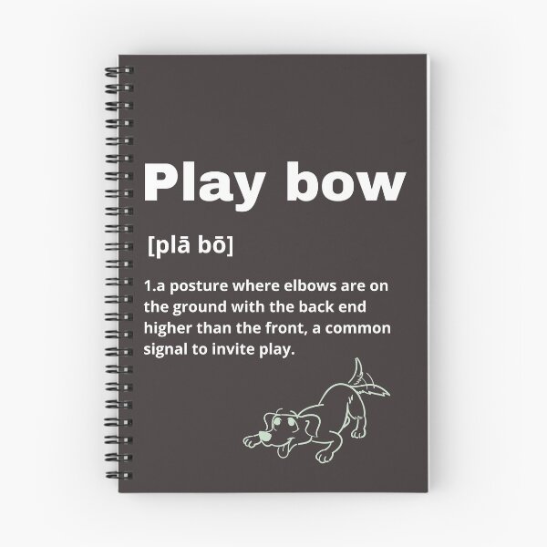 Item preview, Defining dogs - play bow designed and sold by kookycomet.