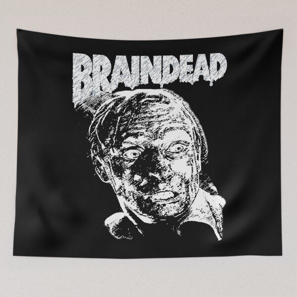Item preview, braindead horror black and white logo designed and sold by BowersWanda.