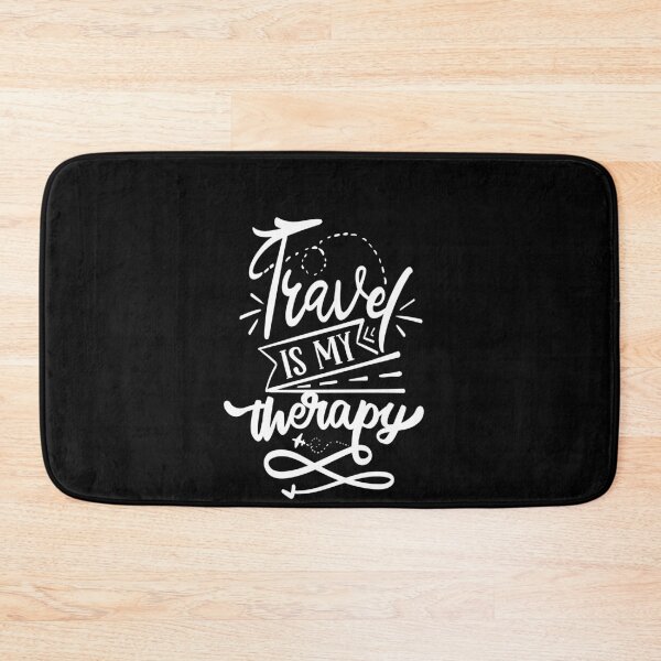 Item preview, travel is my therapy- trip and travel  designed and sold by ildafdhome.