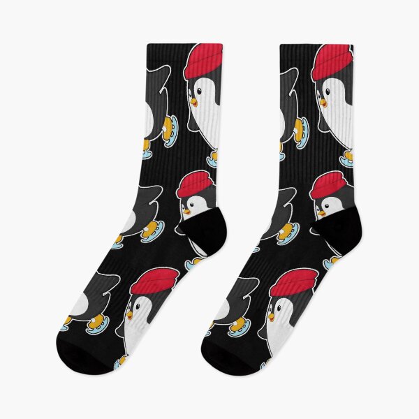 Item preview, Penguin Ice skating Ice skates designed and sold by Snabdesign84.