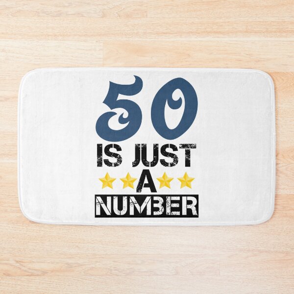 Item preview, Age Is Just A Number 50 designed and sold by Sonatablue.