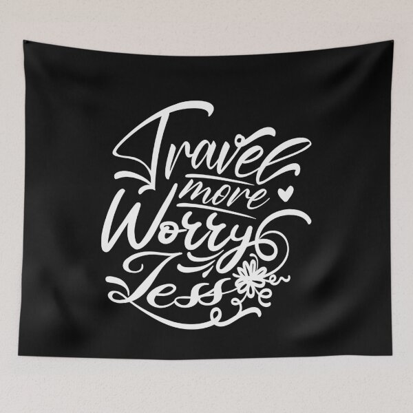 Item preview, travel more worry less - trip and travel  designed and sold by ildafdhome.