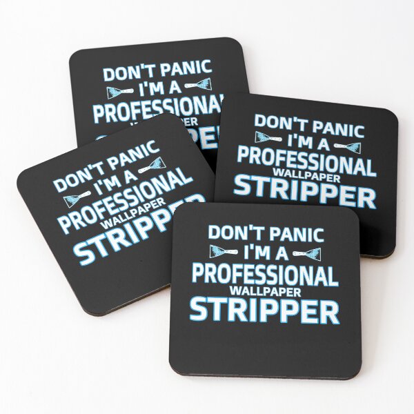 Item preview, DON'T PANIC, I'm a Professional Stripper vers.2 designed and sold by loganferret.