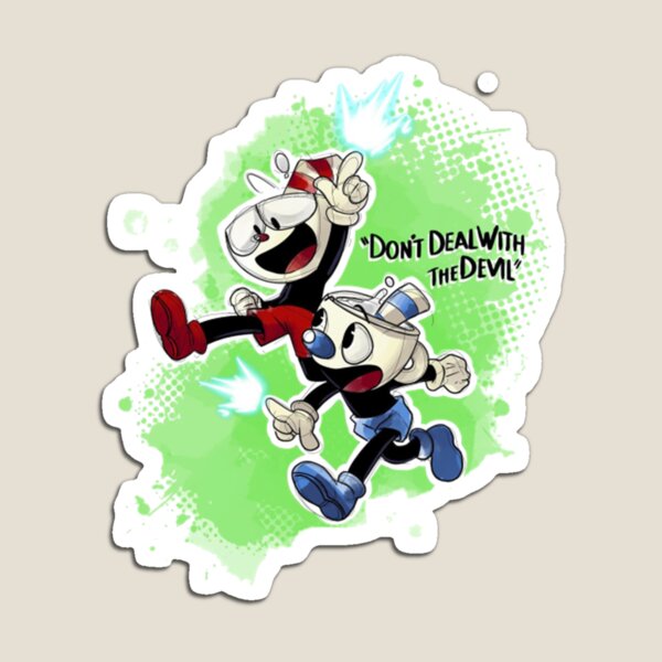 Cuphead - Devil x King Dice Magnet for Sale by -RotaS