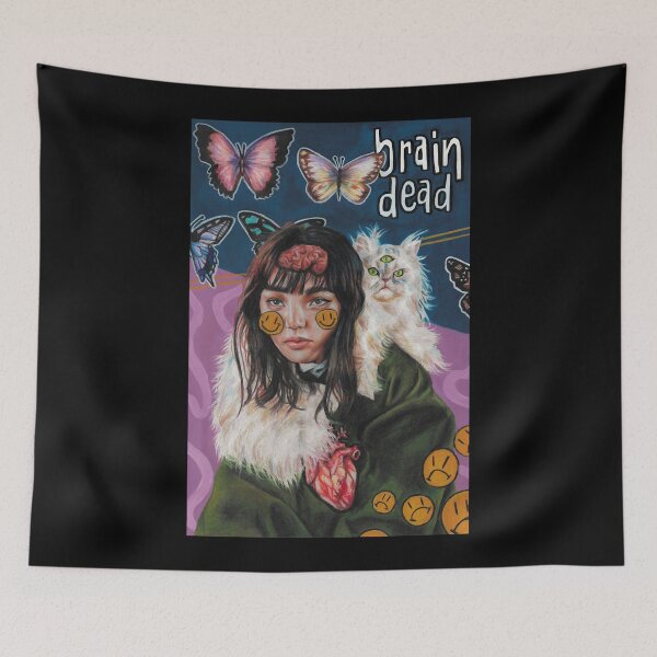 Item preview, Little girl with cat braindead picture designed and sold by BowersWanda.