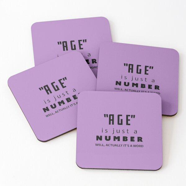Item preview, Age is just a number, Funny Birthday Gift |  designed and sold by Boom-llqb.