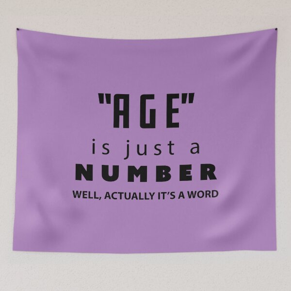 Item preview, Age is just a number, Funny Birthday Gift |  designed and sold by Boom-llqb.