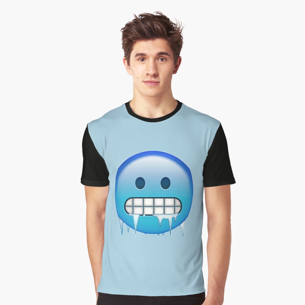 W0w It Cold Awesome - Muscle T Shirt Roblox Emoji,Brrr Cold Emoticon - free  transparent emoji 