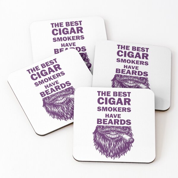 Item preview, The Best Cigar Smokers Have Beards smoking cigar gift designed and sold by alfa-rouk.