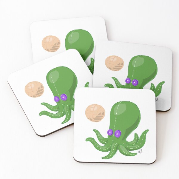 Item preview, Toy octopus playing volleyball  designed and sold by Pittstop.