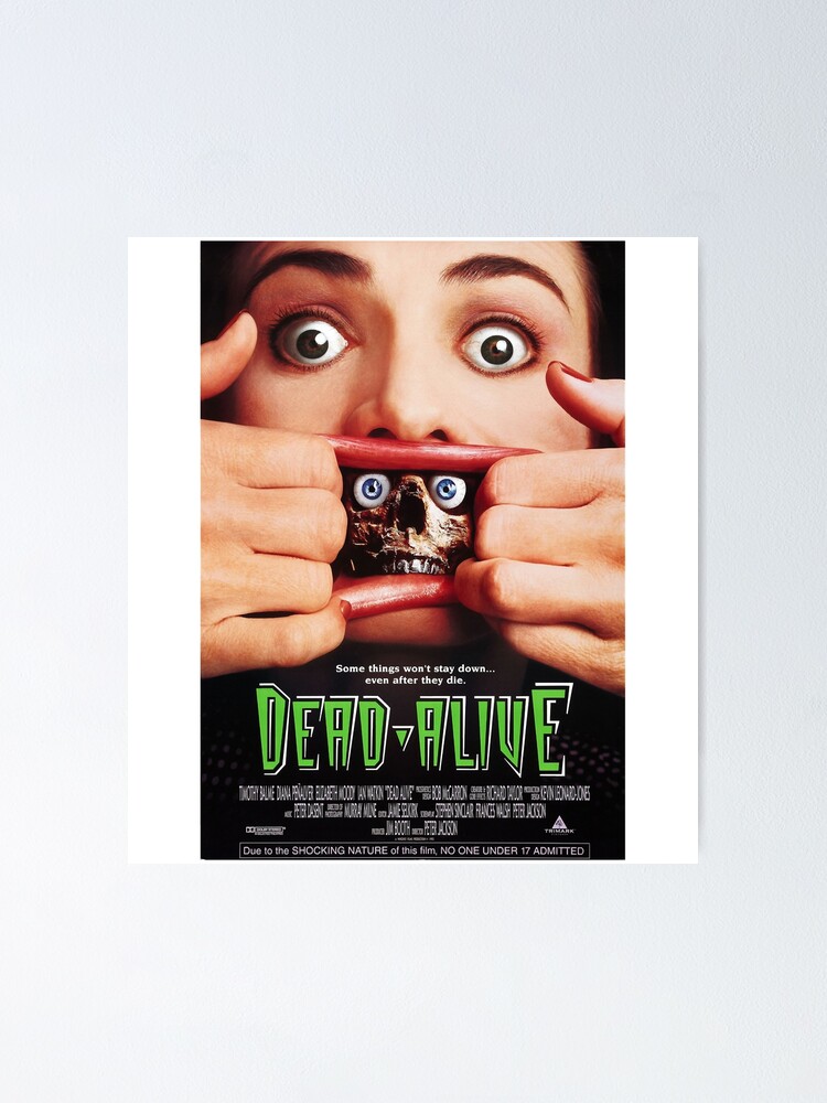 Dead alive horror movie poster