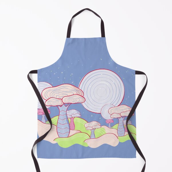 Item preview, Kawaii anime space trees | Pastel and light blue designed and sold by Lena Morf.