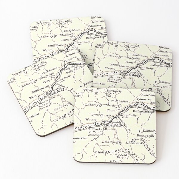 Item preview, ABERFELDY & surrounding area map 1898 designed and sold by yourscotland.