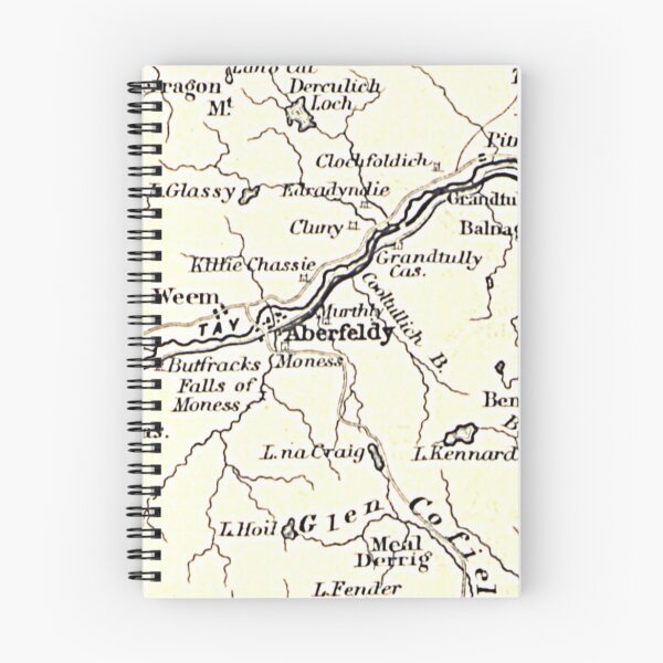 Item preview, ABERFELDY & surrounding area map 1898 designed and sold by yourscotland.