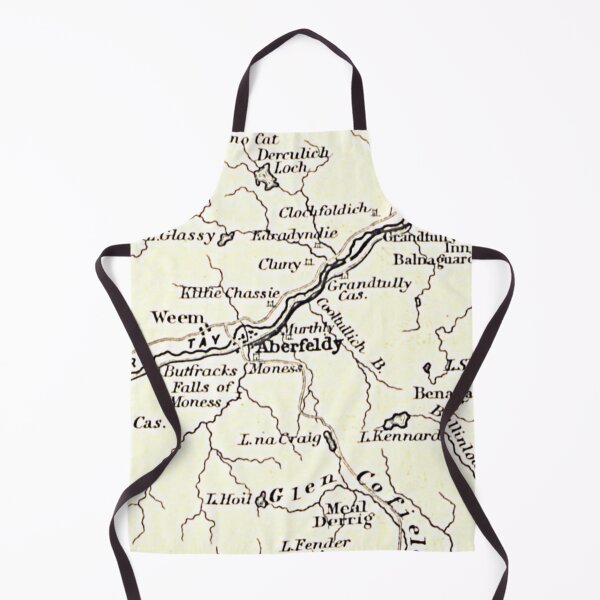 Item preview, ABERFELDY & surrounding area map 1898 designed and sold by yourscotland.