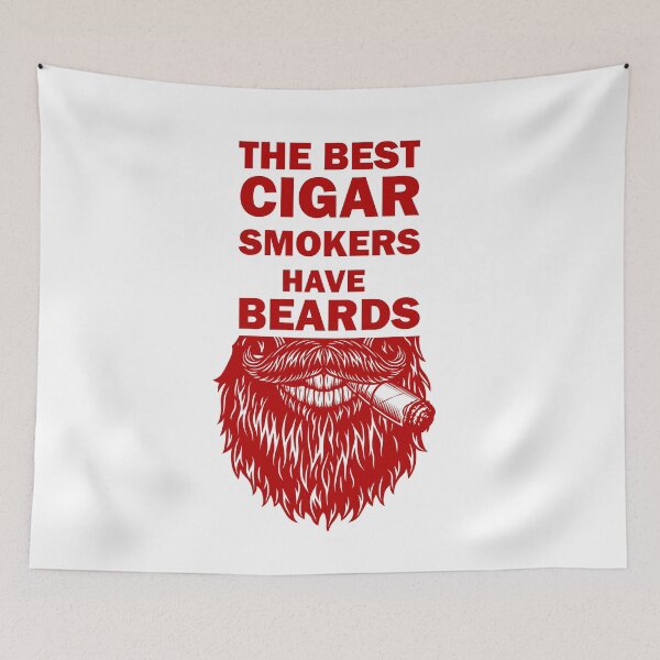 Item preview, The Best Cigar Smokers Have Beards smoking cigar gift designed and sold by alfa-rouk.