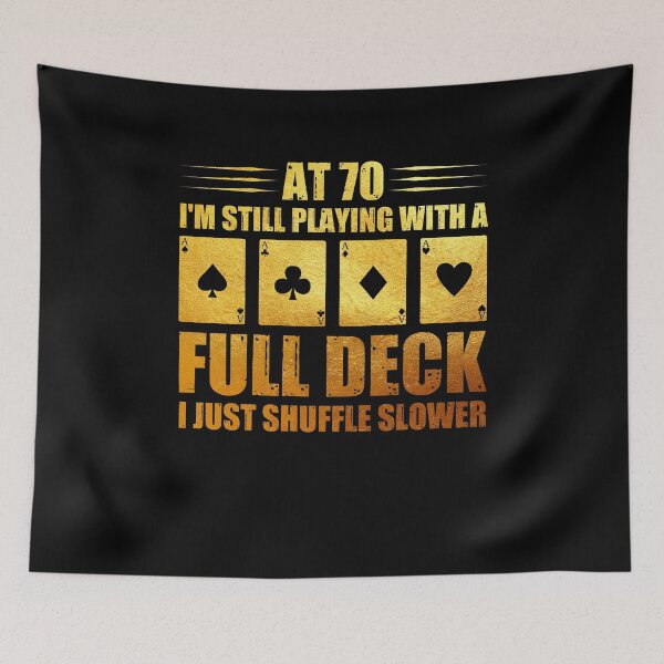 Item preview, 70th Birthday Gift 70 Year Old Cards Full Deck Poker Players designed and sold by FucaGirl.