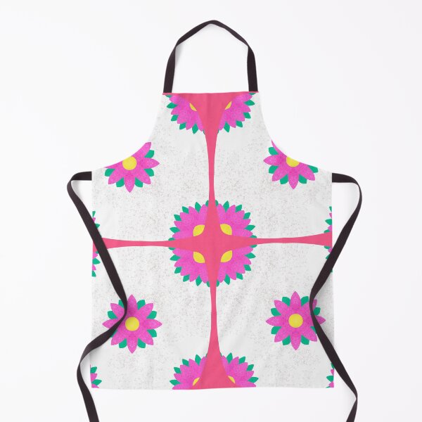 Item preview, Minimal floral tiles - pink designed and sold by Nadia Arsky.