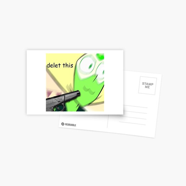 Delet Stationery Redbubble - delet this roblox