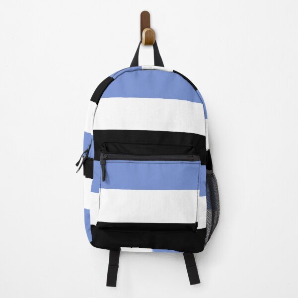 Item preview, 3 Large DANUBE BLUE, BLACK and WHITE Horizontal STRIPES designed and sold by RachelMacht.
