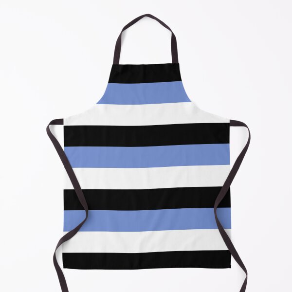 Item preview, 3 Large DANUBE BLUE, BLACK and WHITE Horizontal STRIPES designed and sold by RachelMacht.