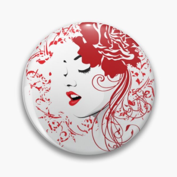 Artikelvorschau, Lady Rose in roter Linie entworfen und verkauft von LUXBendtheTrend.