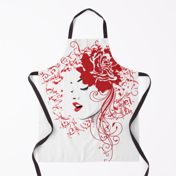 Aperçu de l'œuvre Dame rose en ligne rouge créée et vendue par LUXBendtheTrend.