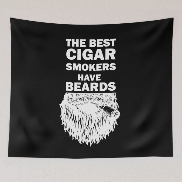 Item preview, The Best Cigar Smokers Have Beards smoking cigar gift designed and sold by alfa-rouk.