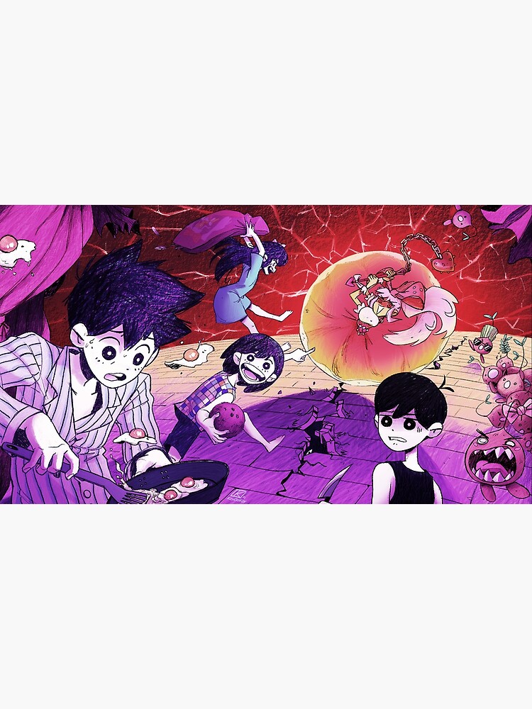 Game Omori - Camiseta Unisex De Manga Corta (negra, Talla M), Negro