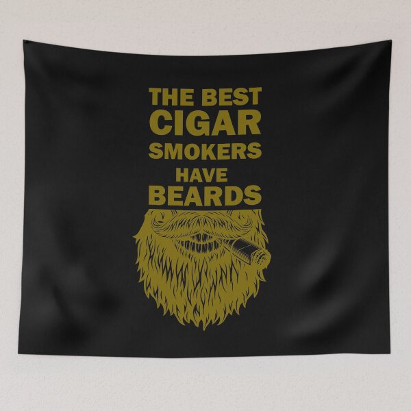 Item preview, The Best Cigar Smokers Have Beards smoking cigar gift designed and sold by alfa-rouk.