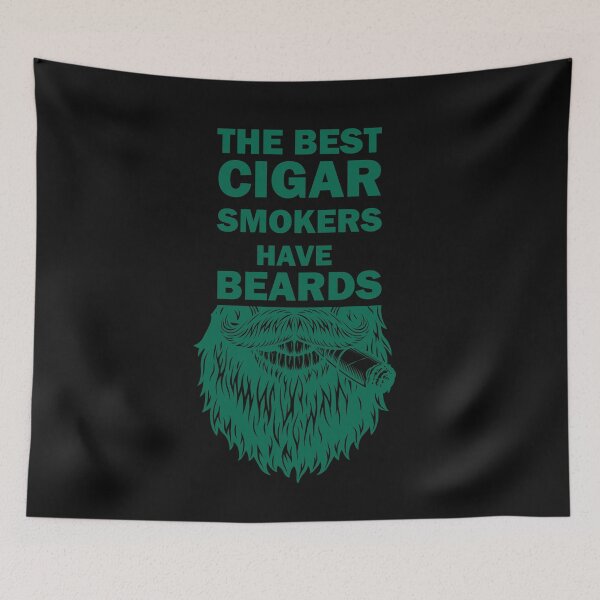 Item preview, The Best Cigar Smokers Have Beards smoking cigar gift designed and sold by alfa-rouk.