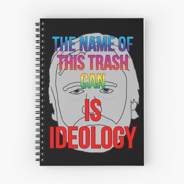 Item preview, Slavoj Zizek "This Trash Can Is Ideology" designed and sold by RevolutionInPaint.