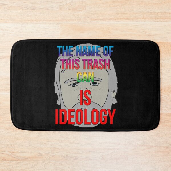 Item preview, Slavoj Zizek "This Trash Can Is Ideology" designed and sold by RevolutionInPaint.