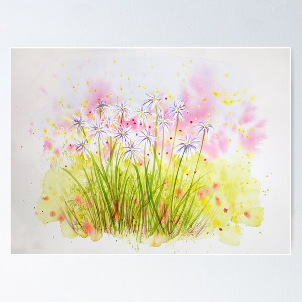 Meadow Study Poster
