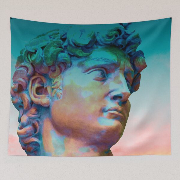 Item preview, Statue Of David- Michelangelo Sculpture, Renaissance art, Sky Background designed and sold by Ruby Jackson.