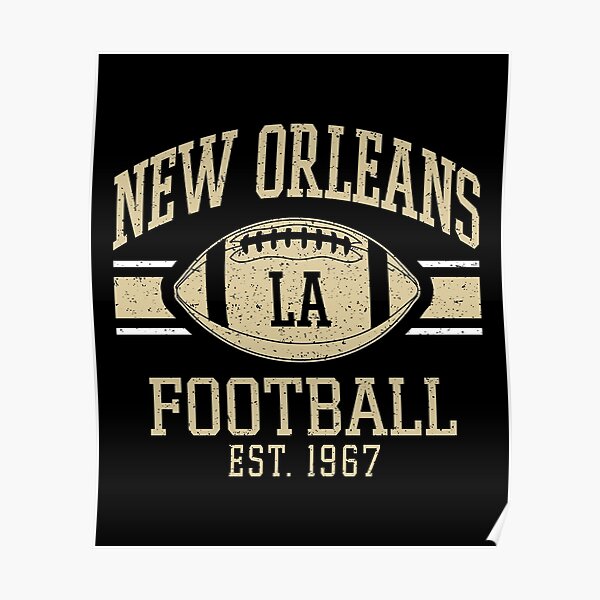 NFL New Orleans Saints - Retro Logo 14 Poster