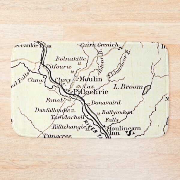 Item preview, PITLOCHRY & surrounding area map 1898 designed and sold by yourscotland.
