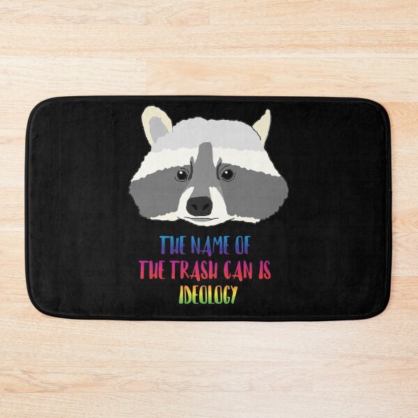 Item preview, Raccoon Zizek "Trash Can" Quote designed and sold by RevolutionInPaint.