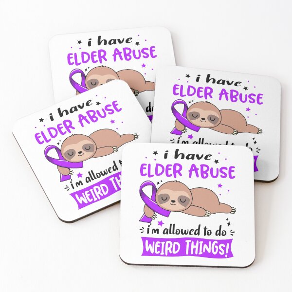 Item preview, Elder Abuse Awareness Funny I have Elder Abuse i'm allowed to do Weird Things! designed and sold by JanetShop809.