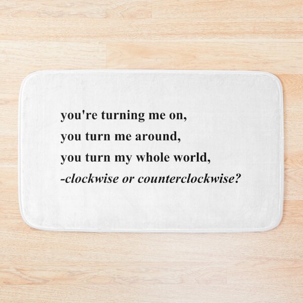 Item preview, Clockwise or Counterclockwise designed and sold by rsty11.