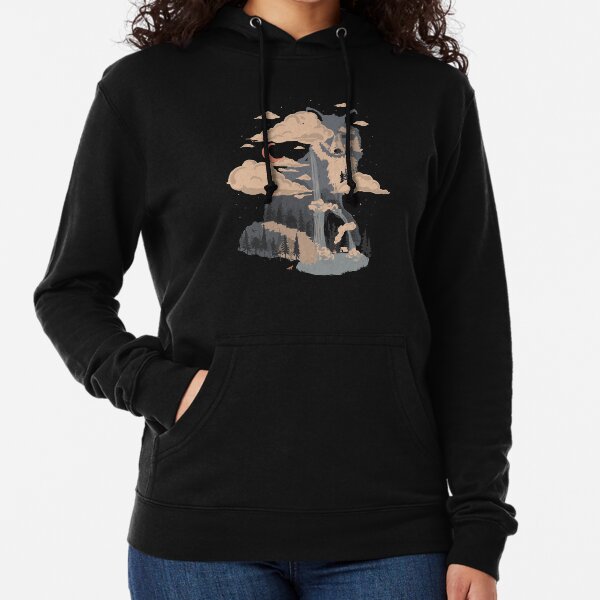 At the Foot of Fox Mountain... Lightweight Hoodie