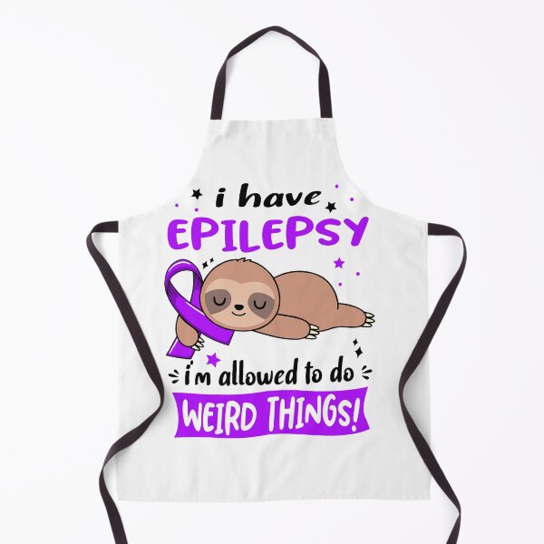 Item preview, Epilepsy Awareness Funny I have Epilepsy i'm allowed to do Weird Things! designed and sold by JanetShop809.