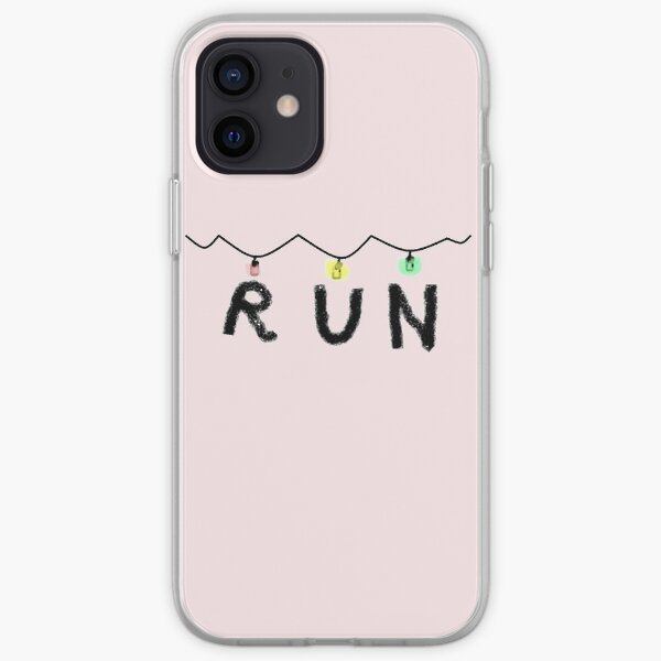 'Run' - Stranger Things Fairy Lights iPhone Soft Case