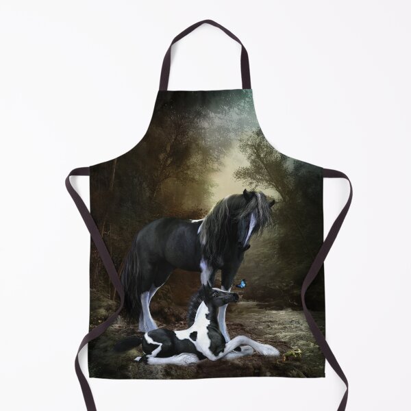 Item preview, Gypsy Vanner and Foal by the river designed and sold by Shanina Conway.