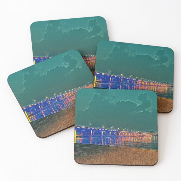 Item preview, Riverside landscape, Han River, Seoul, South Korea designed and sold by dkdk-kdk.