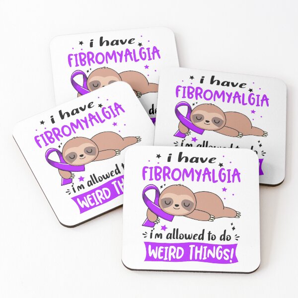 Item preview, Fibromyalgia Awareness Funny I have Fibromyalgia i'm allowed to do Weird Things! designed and sold by JanetShop809.