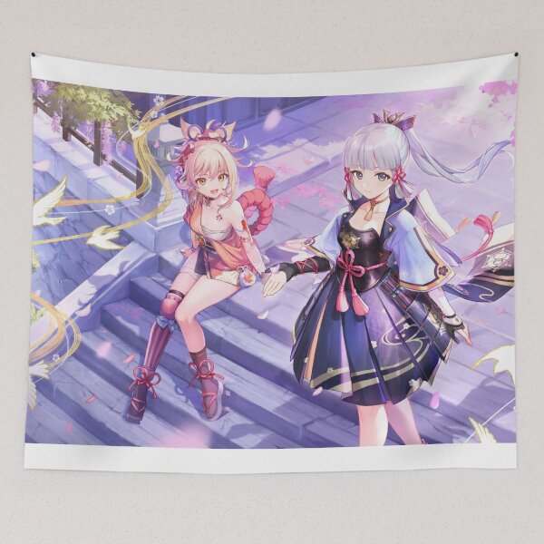 Item preview, Ayaka and Yoimiya - Genshin Impact designed and sold by Aka-Hanako.